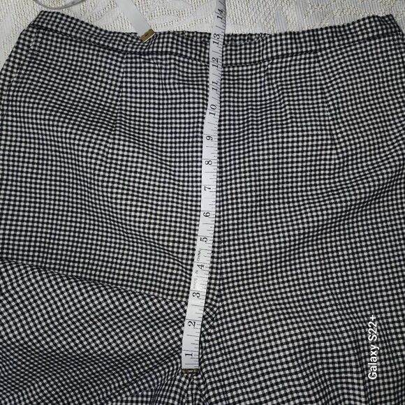 P22  Koret dress slacks, black and white check - Picture 5 of 11